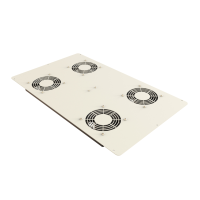 C2T2423F4TLG1 (C2TF Series Fan Top Panel - Hammond Manufacturing) - 24X23 FAN TOP GREY W/THERMO