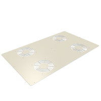 C2T2423VFLG1 (C2TF Series Fan Top Panel - Hammond Manufacturing) - VENTED FAN TOP 24X23