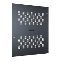 C4SP4236VBK1 (C4 Series Modular Server Rack Cabinet - Hammond Manufacturing) - C4 VENT SIDE PANEL 42X36 PAIR