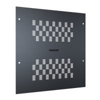 C4SP4242VBK1 (C4 Series Modular Server Rack Cabinet - Hammond Manufacturing) - C4 VENT SIDE PANEL 42X42 PAIR