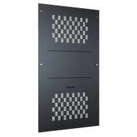 C4SP7342VBK1 (C4 Series Modular Server Rack Cabinet - Hammond Manufacturing) - C4 VENT SIDE PANEL 73X42 PAIR