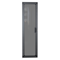 CDF1970VPBK1 (CDF Series C2 Doors - Hammond Manufacturing) - 40U Vented Window Door for C2 Frame