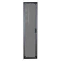 CDF1978VPBK1 (CDF Series C2 Doors - Hammond Manufacturing) - 45U Vented Window Door for C2 Frame