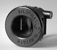 CPA107 (Cable clamp, for snap-in fixing on chassis, round profile, max cable dia 10mm - Hylec APL Electrical Components)
