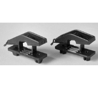 CPA268RO (Cable clamp, for snap-in fixing on chassis, UL94 V2, round hole fixings, max cable dia 20mm - Hylec APL Electrical Components)