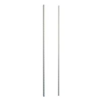 CPR63SZPL (CCR Series Mounting Rack Rails - Hammond Manufacturing) - 36U Pair of Square Hole Mounting Rails