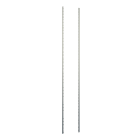 CPR78SZPL (CCR Series Mounting Rack Rails - Hammond Manufacturing) - 45U Pair of Square Hole Mounting Rails