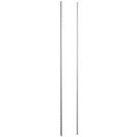 CPR85SZPL (CCR Series Mounting Rack Rails - Hammond Manufacturing) - 49U Pair of Square Hole Mounting Rails