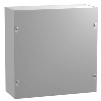 CS666 (CS Series Type 1 Mild Steel Junction Box - Hammond Manufacturing) - ANSI 61 Grey - 152mm x 152mm x 152mm