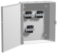 CSB404 (CSB Series Type 1 Mild Steel Splitter Box - Hammond Manufacturing) - ANSI 61 Grey - 610mm x 432mm x 152mm