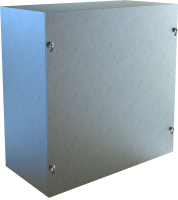 CSG36368 (CSG Series Type 1 Unpainted Galvanized Steel Junction Box - Hammond Manufacturing) - Natural Finish - 914mm x 914mm x 203mm
