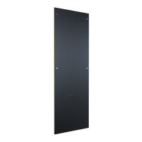 CSP8531BK1 (C2 Series Modular Equipment Storage Rack Cabinet - Hammond Manufacturing) - 49U 31.5D Solid Pair of Side Panels