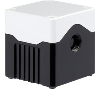 DE01D-A-GB-0 (Size 1, deep base ABS material grey lid black base with 0 holes - Hylec APL Electrical Components)