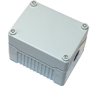 DE02D-P-GG-0 (Size 2, deep base polycarbonate material grey lid grey base with 0 holes - Hylec APL Electrical Components)