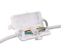 DEBOX S (Debox S is a cost effective, innovative cable junction box that has been designed to save you both time and money on every installation.Complete with 4-pole 24A UL/VDE approved terminal block as standard, Debox S conforms to EN60598-1 (GWT 650?C)