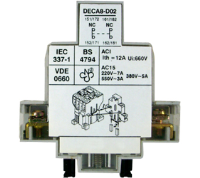 DECA8-D02 (Side mounting auxiliary contact 2X N/C - Hylec APL Electrical Components)