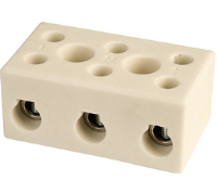 DESTB-1003 (3 Pole steatite steatite ceramic high temperature blocks terminal 57a 750v - Hylec APL Electrical Components)