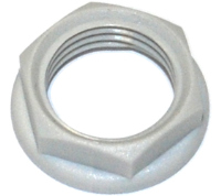 DLN167035 (M16 Flanged light grey locknut - Hylec APL Electrical Components)