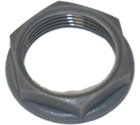 DLN257001 (M25 Flanged dark grey locknut - Hylec APL Electrical Components)