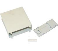 DNCB/2VST (100mm DIN Rail mounting PCB enclosure solid top, enclosure 2