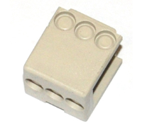 DNMB/1TG/5PN1 (Perforated & numbered terminal cover for DIN Rail enclosures, enclosure 1, 1-3 - Hylec APL Electrical Components)