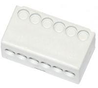 DNMB/2TG/5P (Non-Perforated & perforated terminal cover for DIN Rail enclosure, enclosure 2 - Hylec APL Electrical Components)