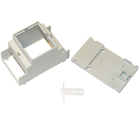 DNMB/3/2 (60mm DIN Rail mounting PCB enclosure open top, enclosure 3 - Hylec APL Electrical Components)