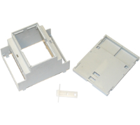 DNMB/4V/2 (60mm Vented DIN Rail enclosure with solid top, enclosure 4 - Hylec APL Electrical Components)