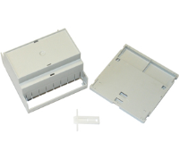 DNMB/5ST/2 (60mm DIN Rail mounting PCB enclosure solid top, enclosure 6 - Hylec APL Electrical Components)