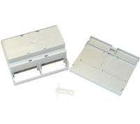 DNMB/6ST/2 (60mm DIN Rail mounting PCB enclosure solid top, enclosure 9 - Hylec APL Electrical Components)
