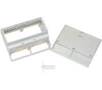 DNMB/6V/2E (73mm Vented DIN Rail enclosures with open top, enclosure 6 - Hylec APL Electrical Components)