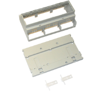 DNMB/9V/2E (73mm Vented DIN Rail enclosures with open top, enclosure 9 - Hylec APL Electrical Components)