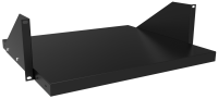 DNRMA1916BK1 (DNRMA Series Two Post Mounting Adjustable Shelf - Hammond Manufacturing) - 3U Cantilever Solid Adjustable Shelf - 16 dp - 275 lbs rated