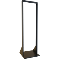 DNRR1963LDK (DNRRLDK Series 2-Post Open Frame Rack - Hammond Manufacturing) - 36U, 19" Rack Mounting, 66" Overall Height - Knockdown