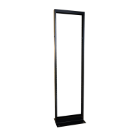 DNRR2384HDWB (DNRRHDW Series 2-Post Open Frame Rack - Hammond Manufacturing) - 48U, 23" Rack Mounting, 90.13" Overall Height - Welded