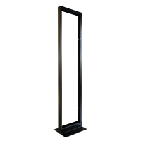 DNRR84HDKB (DNRRHDKB Series 2-Post Open Frame Rack - Hammond Manufacturing) - 48U, 19" Rack Mounting, 90.13" Overall Height - Knockdown