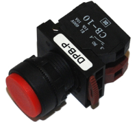 DPB22-P11R (Elevation head alternate action push button 1a 1b red cap - Hylec APL Electrical Components)