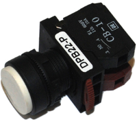 DPB22-P11W (Elevation head alternate action push button 1a 1b white cap - Hylec APL Electrical Components)