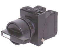 DSS22-L211B (Long shaft 2 position selector 1a 1b black cap - Hylec APL Electrical Components)