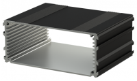 ECB 80 (E-Case C Extruded Aluminium Enclosures - Lincoln Binns) - Black - 80mm x 108.5mm x 45mm - Aluminium