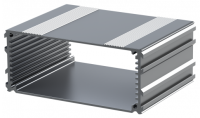 ECS 80 (E-Case C Extruded Aluminium Enclosures - Lincoln Binns) - Silver - 80mm x 108.5mm x 45mm - Aluminium