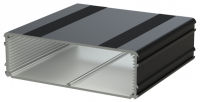 EDB 160 (E-Case D Extruded Aluminium Enclosures - Lincoln Binns) - Black - 160mm x 169.8mm x 53.8mm - Aluminium