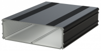 EDB 220 (E-Case D Extruded Aluminium Enclosures - Lincoln Binns) - Black - 220mm x 169.8mm x 53.8mm - Aluminium