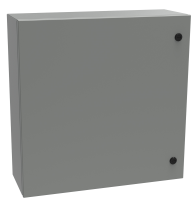 EN4SD12106GY (Eclipse Series Type 4 Mild Steel Wallmount Enclosure - Hammond Manufacturing) - ANSI 61 Grey - 305mm x 254mm x 152mm