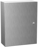 EN4SD12126S16 (Eclipse Series Type 4X Stainless Steel Wallmount Enclosures - Hammond Manufacturing) - Natural Finish - 305mm x 305mm x 152mm
