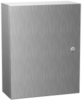 EN4SD24168S16 (Eclipse Series Type 4X Stainless Steel Wallmount Enclosures - Hammond Manufacturing) - Natural Finish - 610mm x 406mm x 203mm