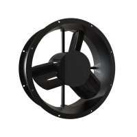 FAN10A115 (DNMF Series Tube Axial Fans - Hammond Manufacturing) - 255 MM, 550 CFM, 115V AC Fan