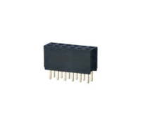 FR20202VBDN (2 Pole vertical Female Connectors 2.54mm pitch 3A - Hylec APL Electrical Components)