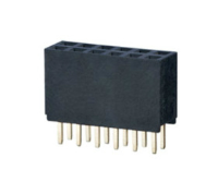 FR20202VBDN0001 (2 Pole vertical Female Connectors 2.54mm pitch 3A - Hylec APL Electrical Components)