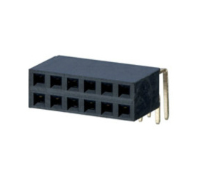 FR20206HBDN (6 Pole horizontal Female Connectors 2.54mm pitch 3A - Hylec APL Electrical Components)